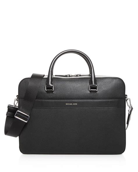 michael kors men's mason explorer leather briefcase|Michael Kors Mason Explorer Briefcase .